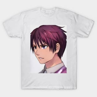 Pink Hair Anime Boy T-Shirt